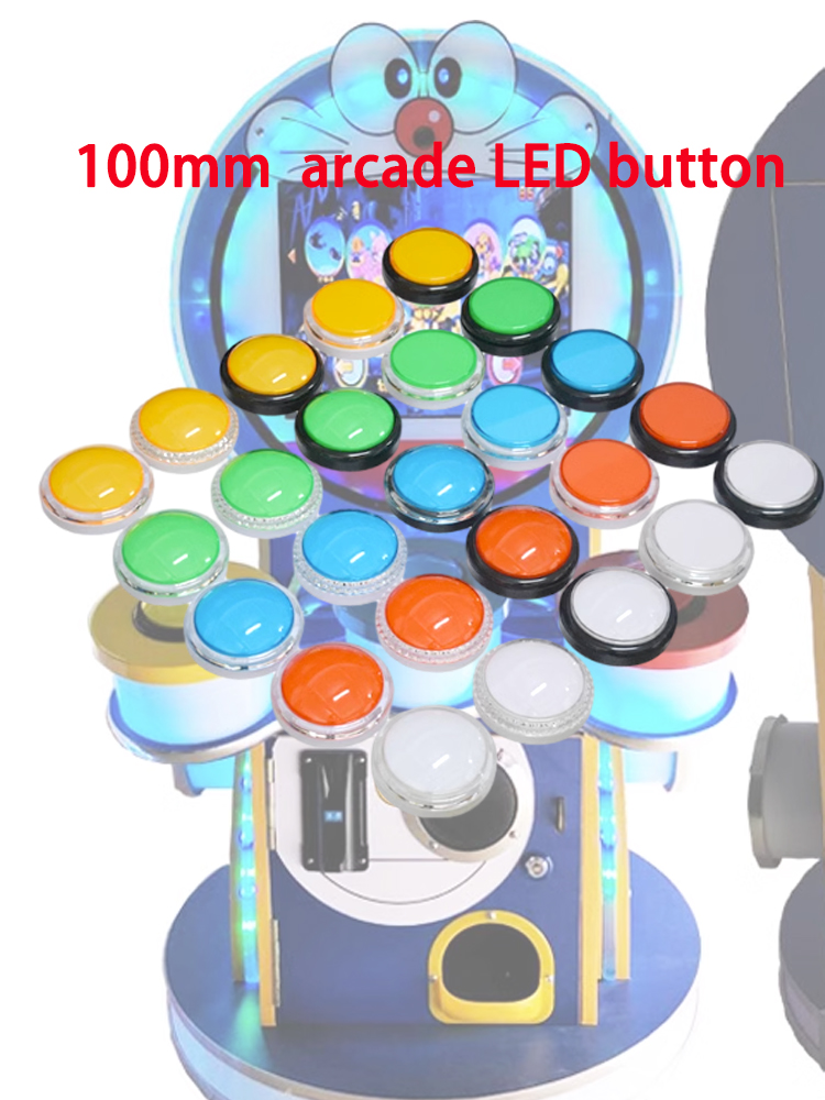 Arcade Vibes - Pulsante LED Arcade 12V, Pulsante Rotondo
