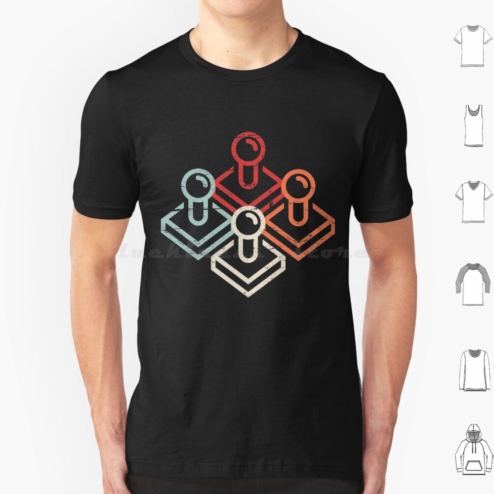 Arcade No - Retro Gamer Arcade Joystick T Shirt