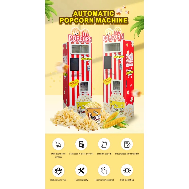 Nuova Macchina Automatica Pers - Popcorn Vending Machine recensione e prezzo